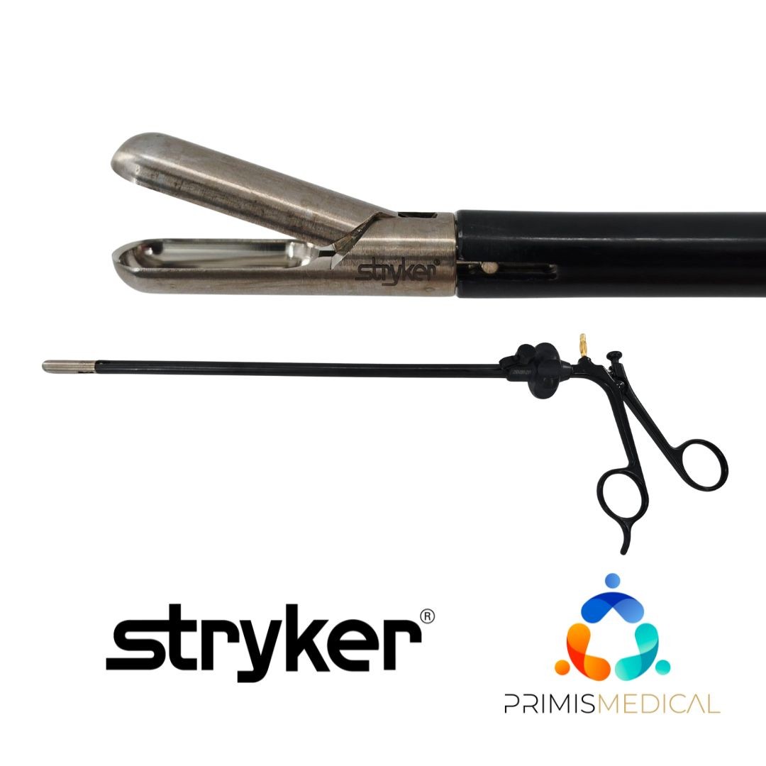 Stryker 250-080-231 Laparoscopic Grasper w/ 250-080-246 10mm Biopsy Spoon Insert