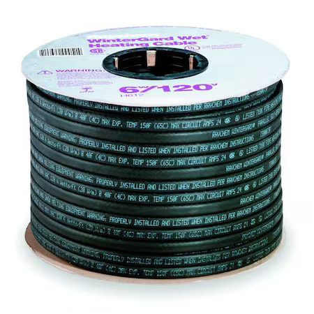Raychem 734921-000 Cut-To-Length Electric Heating Cable, -40 Degrees F To 150