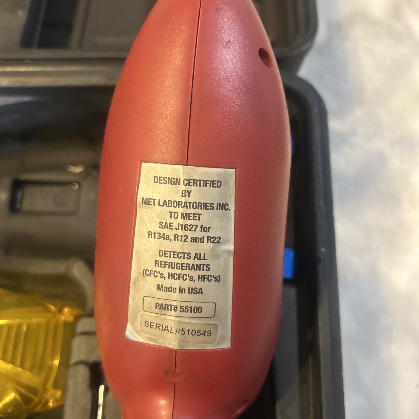 Matco AC55100 Electronic A/C Refrigerant Leak Detector Kit w/Fluke RLD2 UV Light