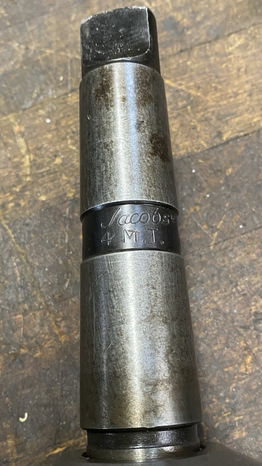 Jacobs 18N Ball Bearing Super Chuck with 4MT Shank Lathe Mill No. 4 Morse Taper
