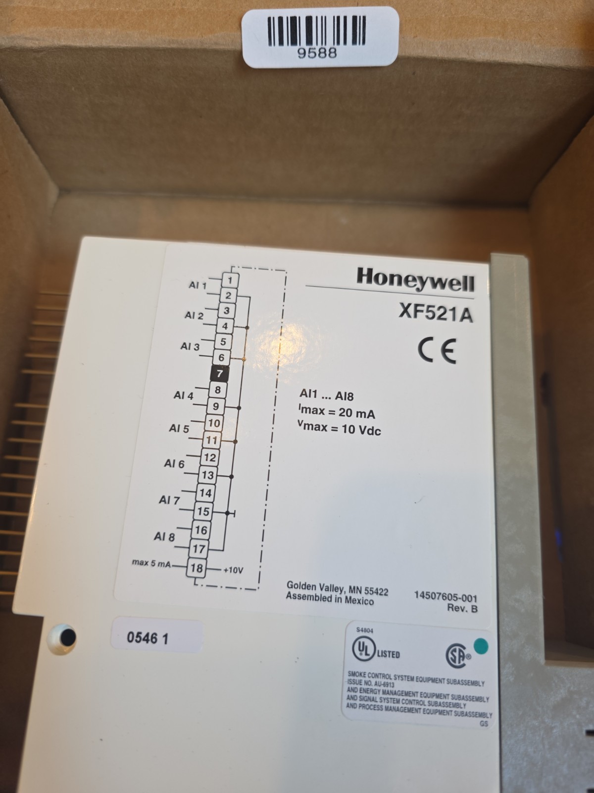 Honeywell XF521-A Input Module XF521A *WE*SHIP*TODAY*