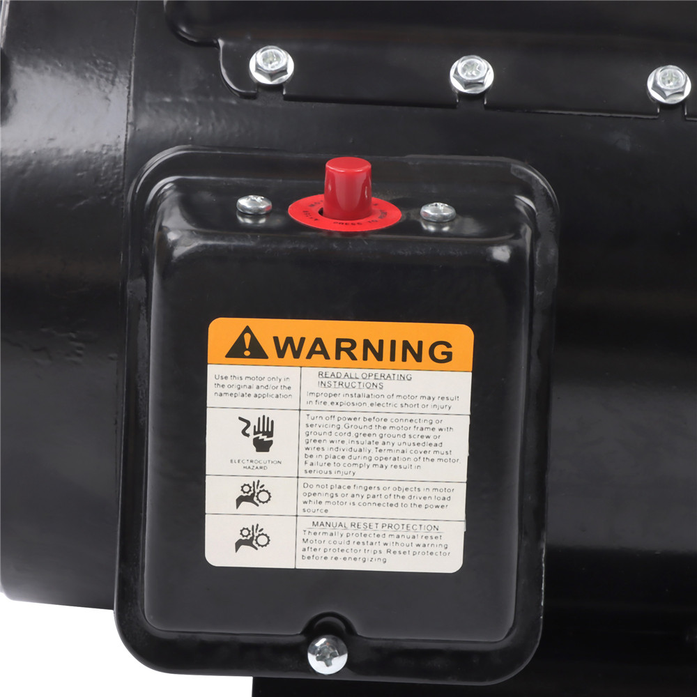 1Pack Single Phase Motor 5HP L1430T 208-230V 1725RPM 184T Frame 1-1/8″ Shaft