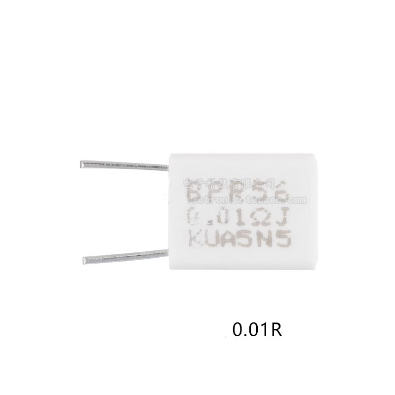 5W Resistor Wirewound Cement Ceramic Horizontal 0.01/0.015/0.02/0.022/0.033-0.5Ω