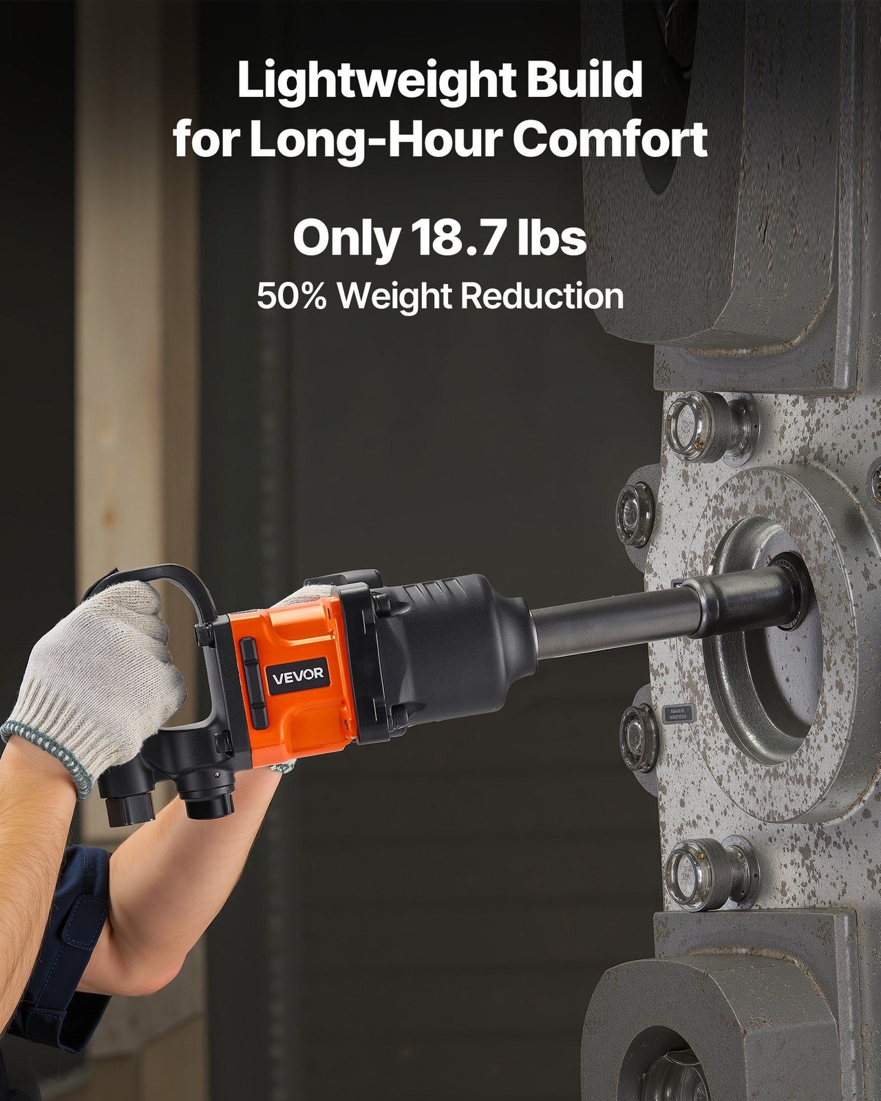 Light-Duty Handling 1800ft-lbs Wrench 6in Anvil 18.7lb Design Form