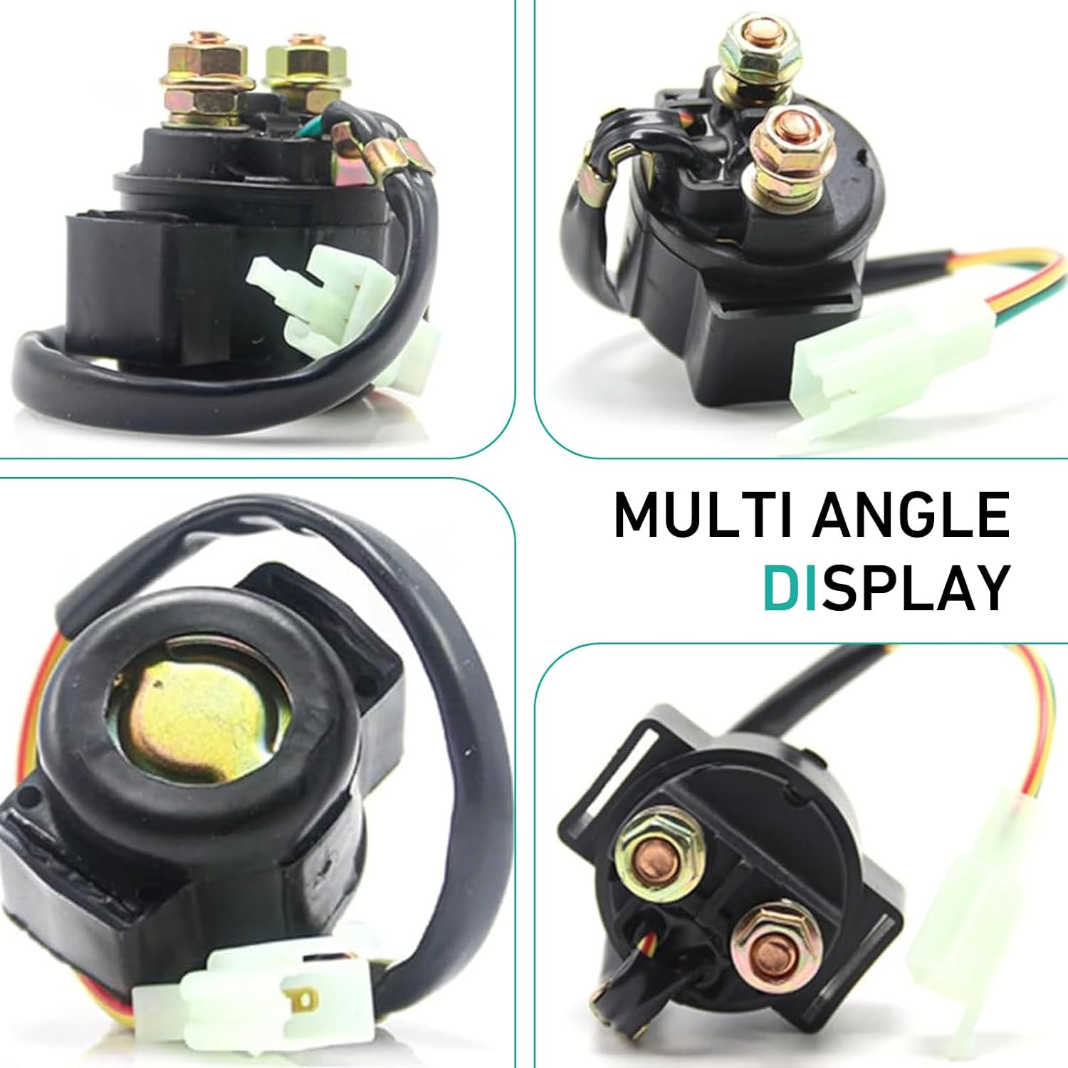 Starter Solenoid Relay, Motorcycle 12V Motor Relay, Motorbike Modified Replaceme