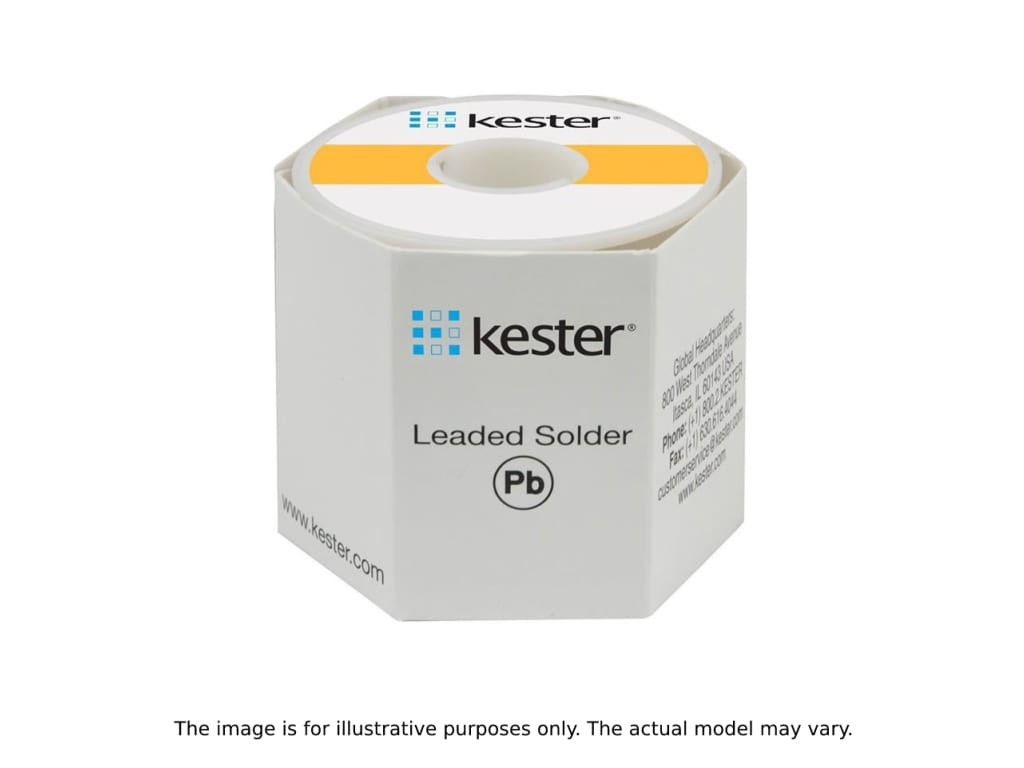 Kester 24-6337-9700 Solder Wire, Rosin Core, Leaded, Sn63Pb37, 2.2%, 0.020′