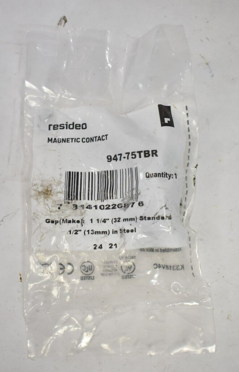 Resideo Magnetic Contact w Terminal Steel Brown 947-75TBR Genuine OEM Kit