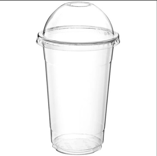 20 Oz Pet Plastic Cold Cups Beverage Cups With Lids