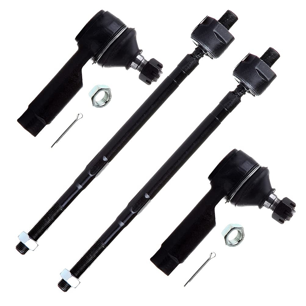 Inner Outer Tie Rods Front Suspension Set of 4 Fit 2000-2004 I30 I35 Maxima