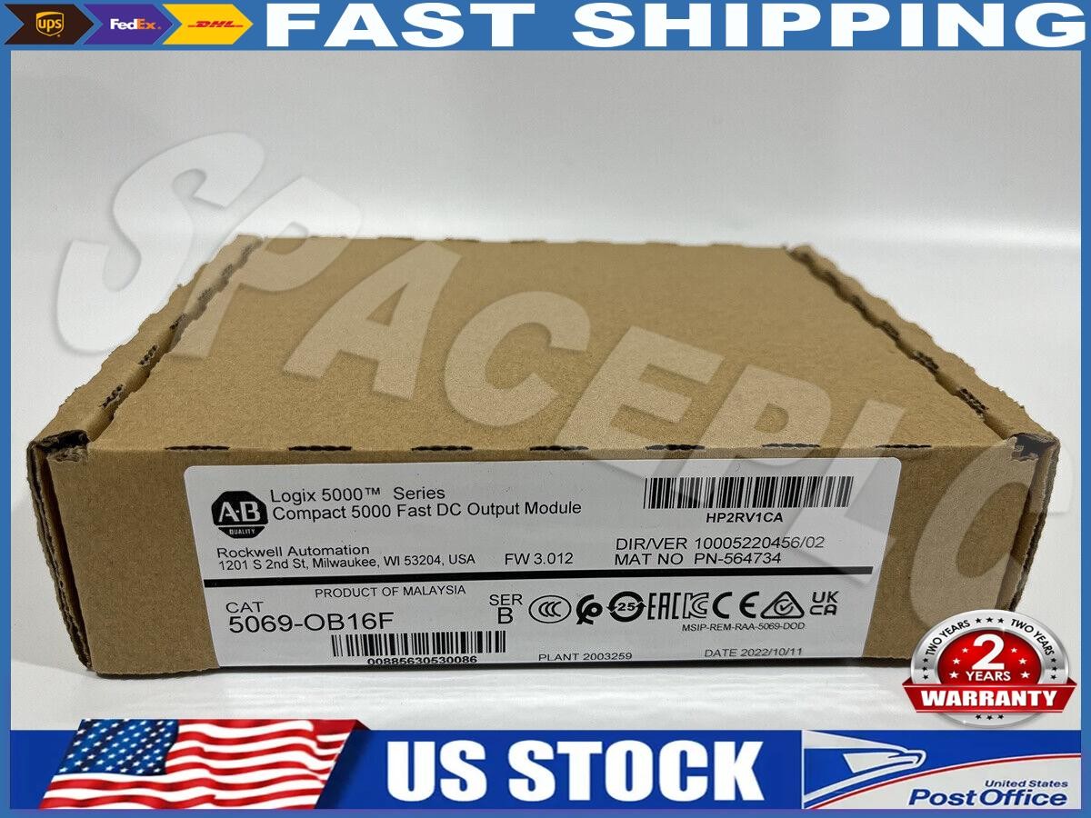 New Sealed Allen Bradley 5069-OB16F 5069 Compact I/O 24V DC Output US Free Tax