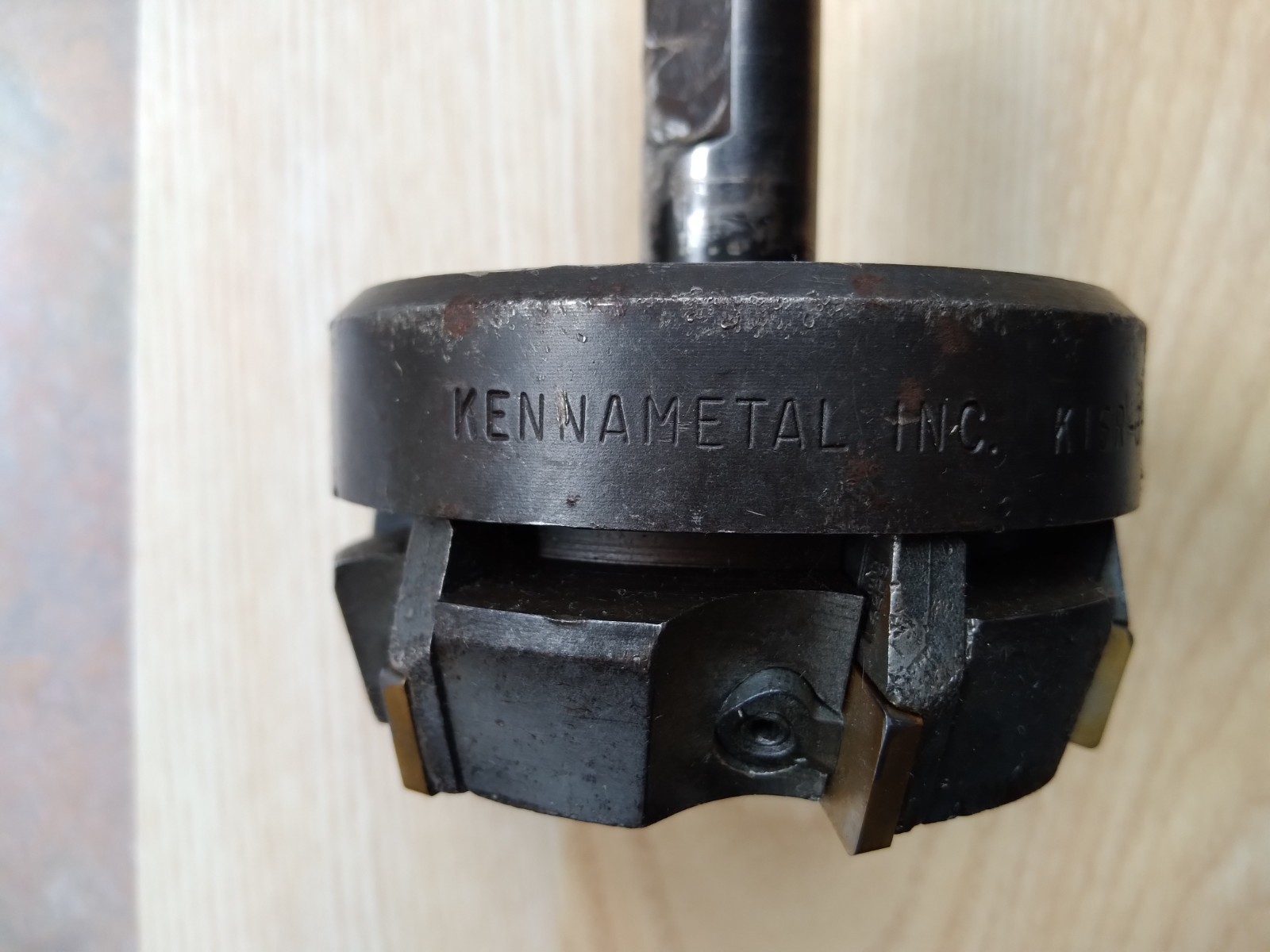 Kennametal 3″ KISR-3-SP4-15 3DL85 Indexable Face Milling Cutter 3/4″ Shank