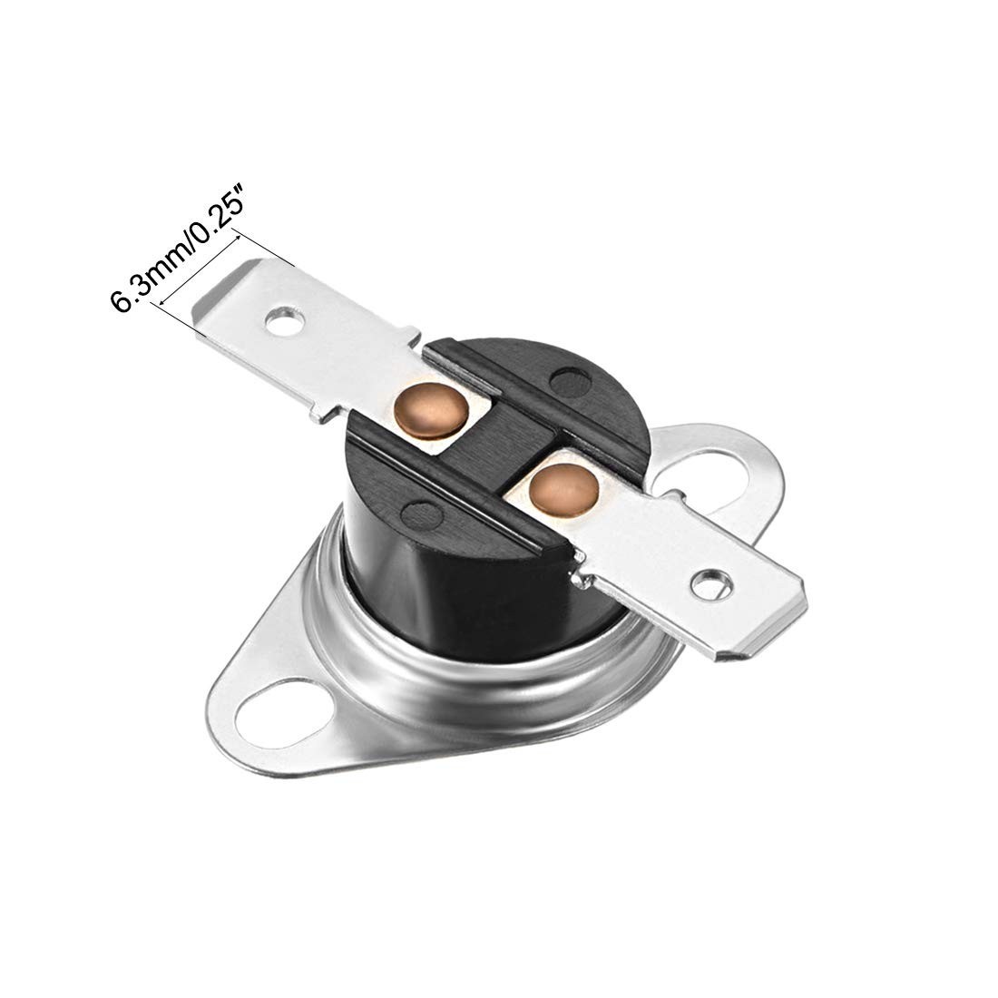 Thermostat 80°C/176°F 10A Normally Closed N.C Adjust Snap Disc Temperature Sw…