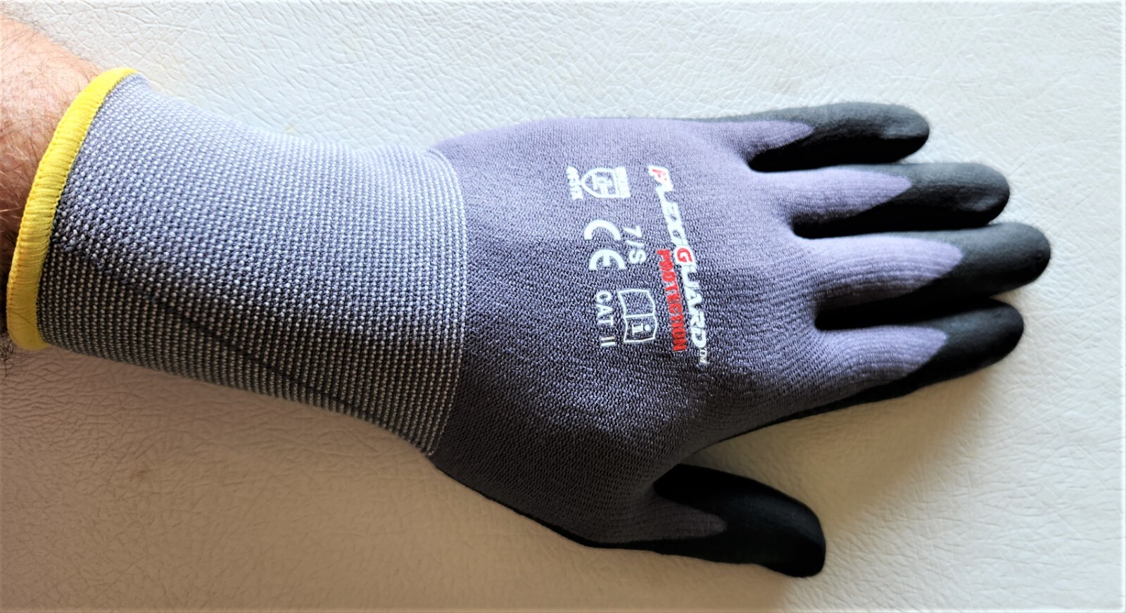 12-Pair Flexi-Guard D’LUXE Glove Ultra-Lightweight breathable Dotted palms