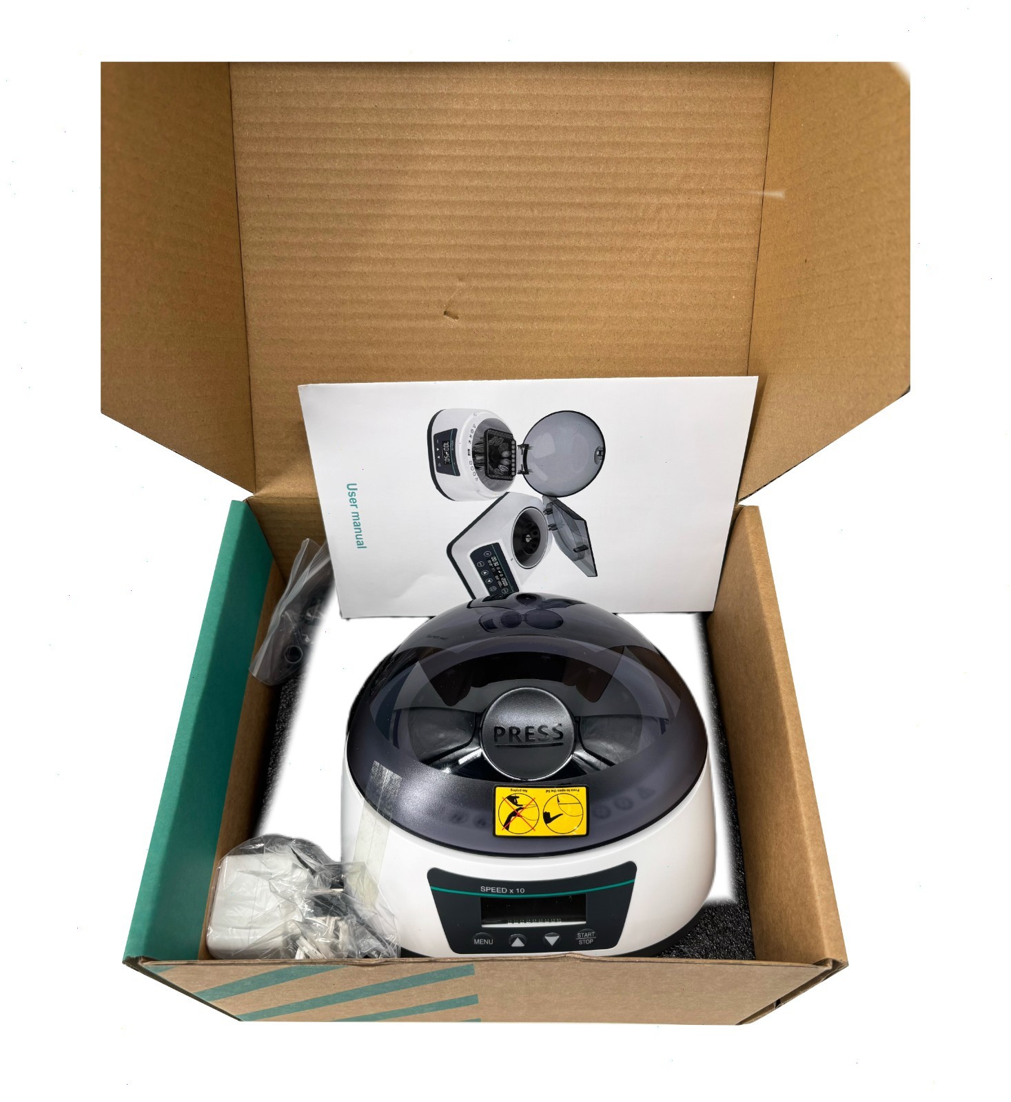 Microhematocrit Blood Centrifuge Microcentrifuge with Hematocrit Capillary Rotor