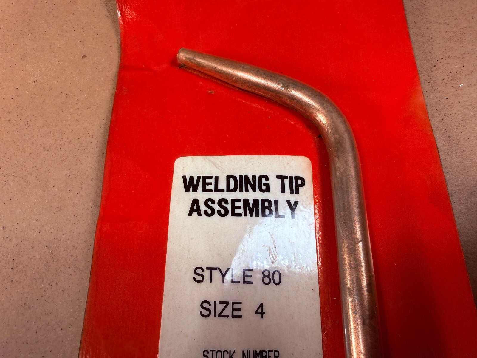 Vintage NOS BRAND NEW Airco Style 811-8004 Welding Brazing Torch Tip 80 No. 4