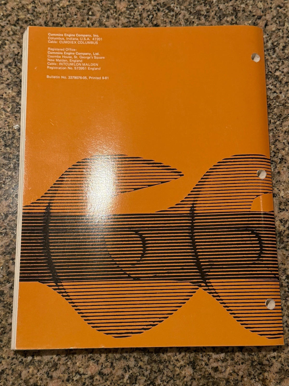 CUMMINS NH NT NTA 855 C.I.D ENGINE SERVICE SHOP REPAIR MANUAL 1981