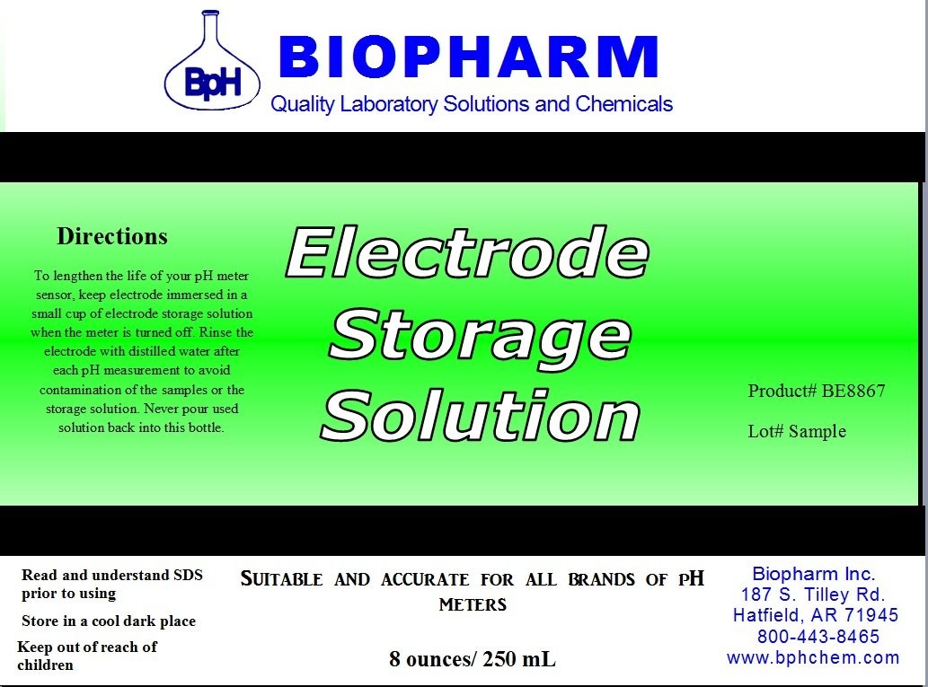 1 PC pH ORP Electrode Storage Solution 1M KCl Probe Conditioner 250 mL
