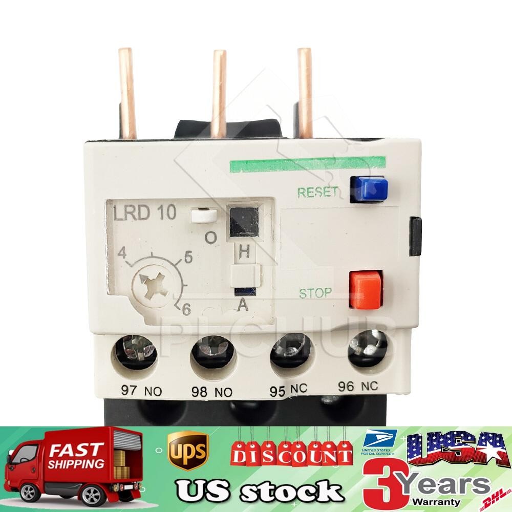 New TeSys LRD Thermal Overload relays LR-D10 LRD10C 4-6A series In US Free TAX
