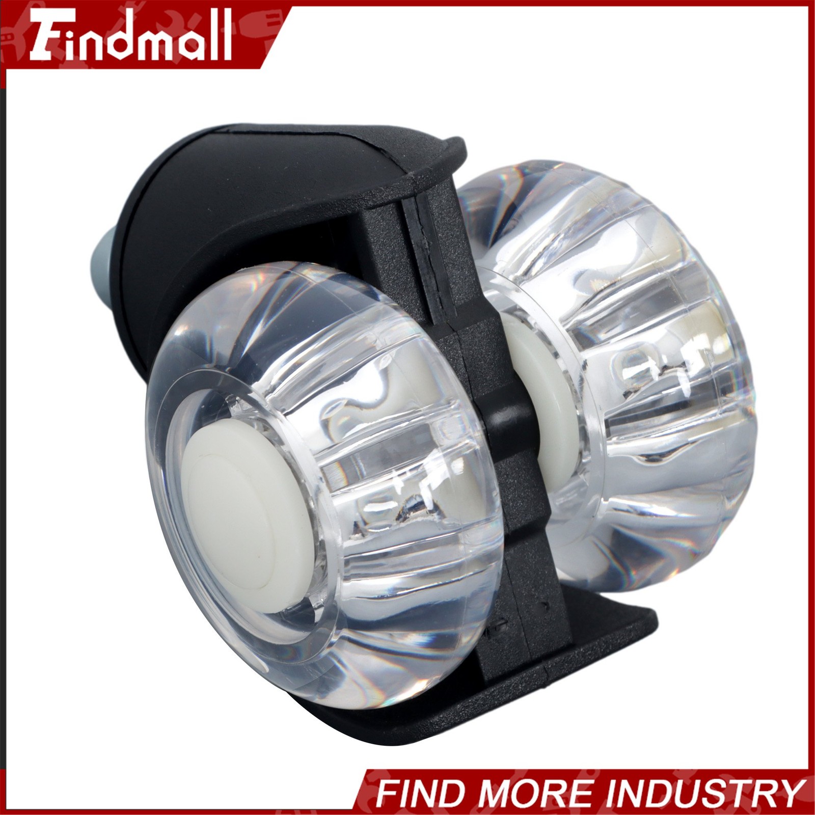 Findmall 5 Pack 2Inch Heavy Duty Office Chair Caster Rubber 360° Swivel Wheels
