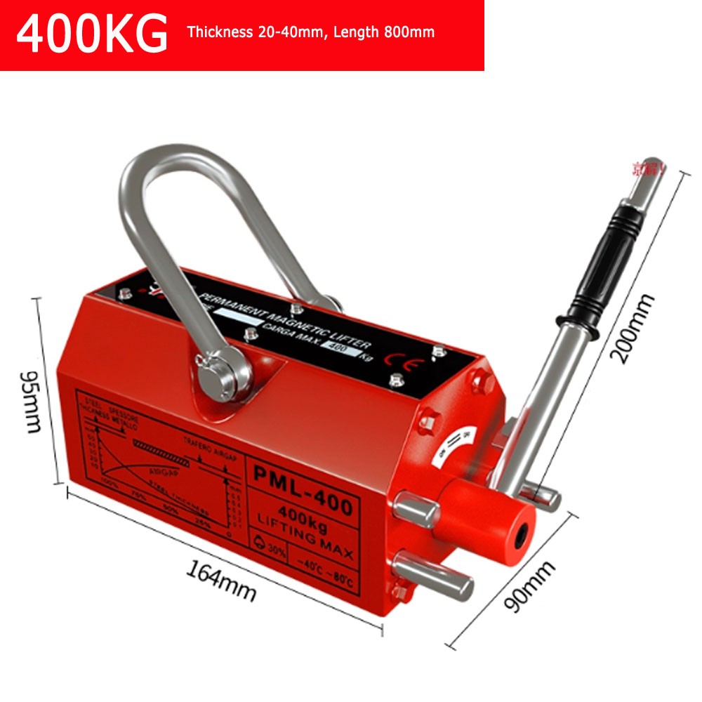 Permanent Magnetic Lifter Lifting Magnet 100/200/400/600 kg Neodymium Hoist