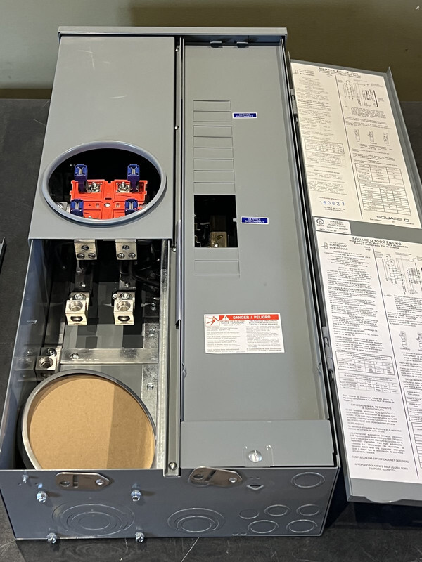 HOMELINE SQUARE D 150A 8 SPACES 16 CIRCUITS SC816D150C
