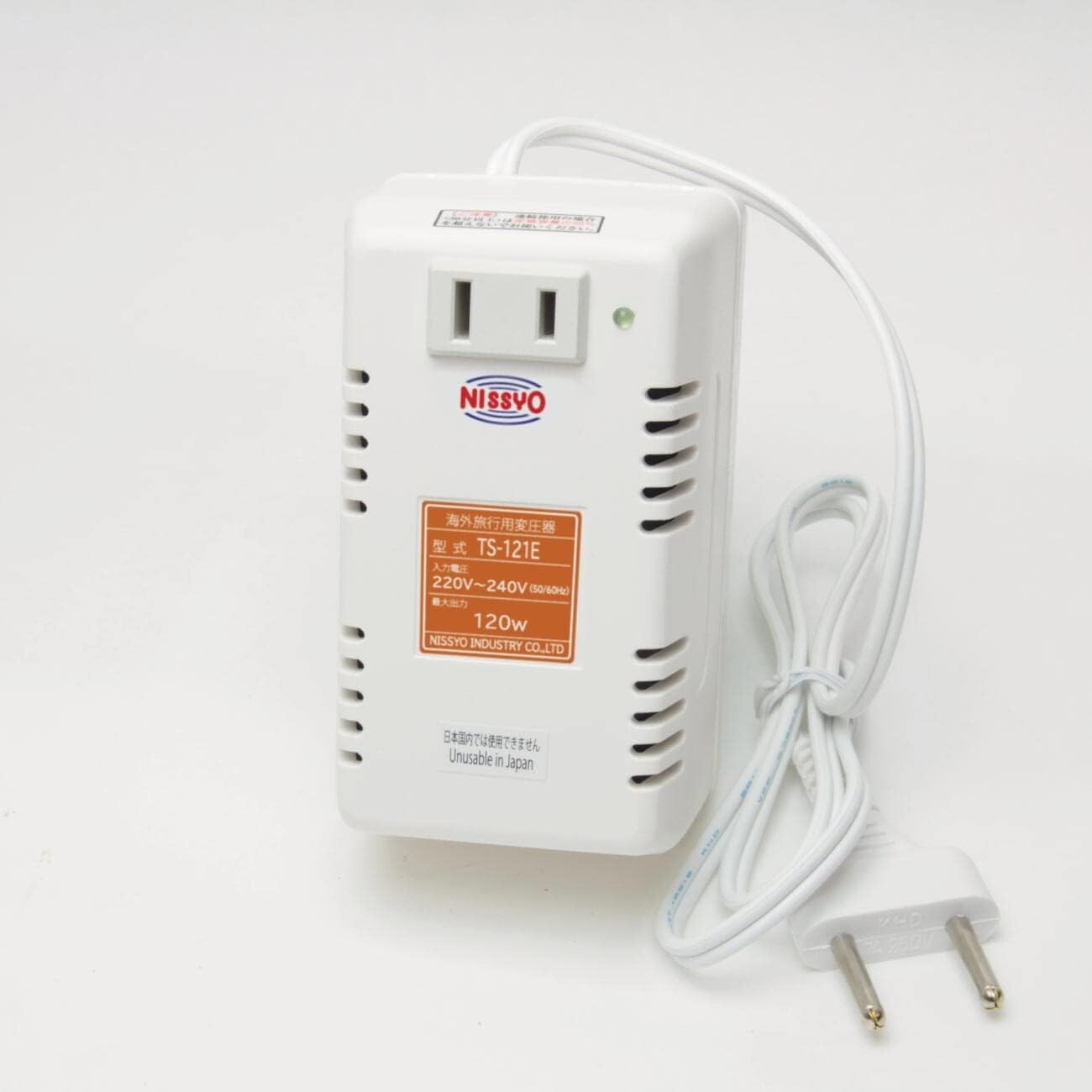 NISSYO INDUSTRY TS-121E Transformer AC220V-AC240V 50/60Hz to AC100V 120W