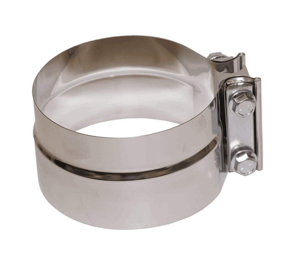 4PK 5″ Stepped Exhaust Clamp Butt Joint Band Sleeve Coupler Replace EC50PLS-R