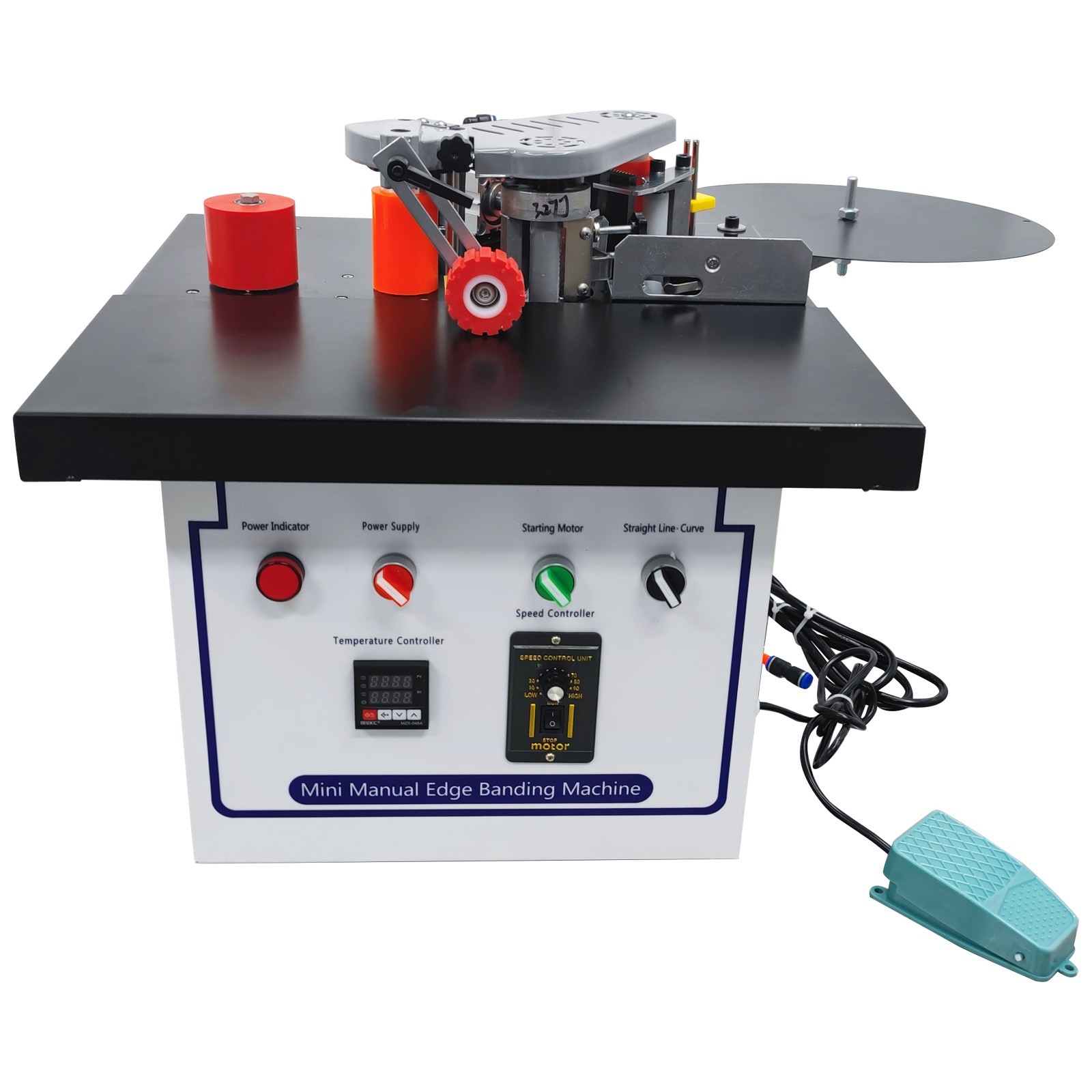 Desktop Edge Bander 0-6m/min Sealing Speed Straight /Curve Line Edge Bender