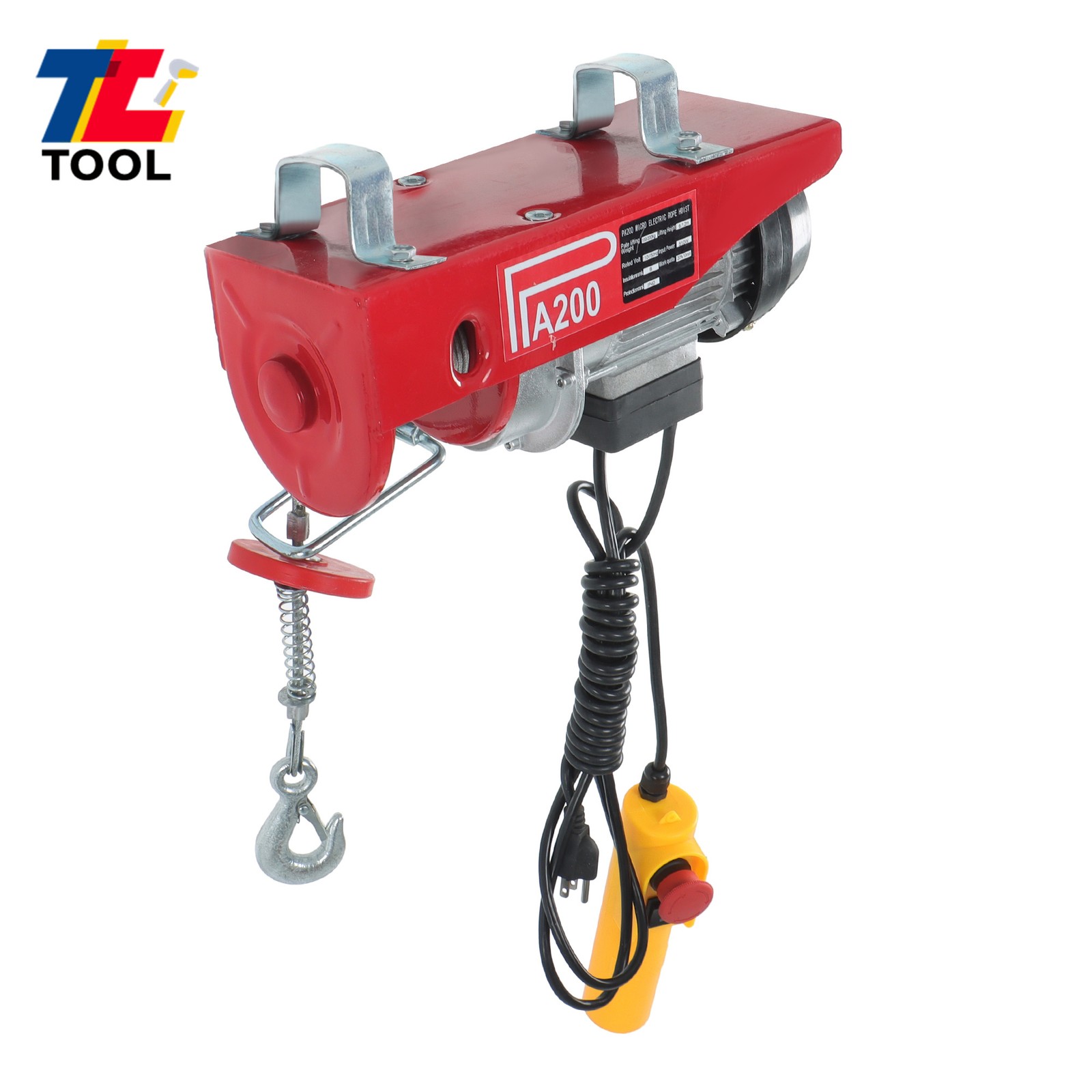 440lbs/200kg Electric Hoist 110V 510W Electric Winch 20-40ft Lifting Height