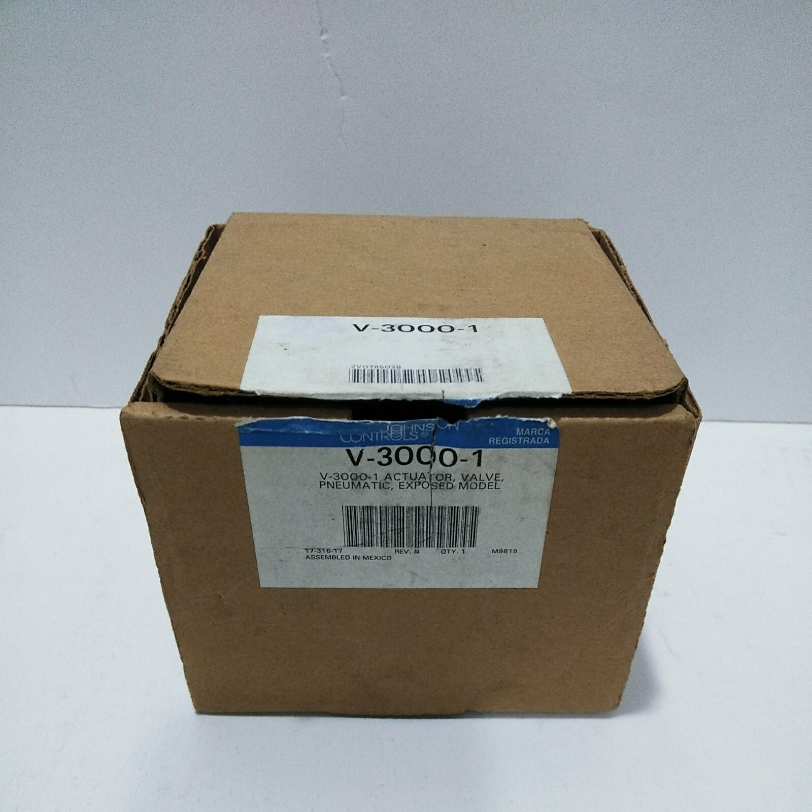 FS Johnson Controls Actuator Valve Pneumatic Exposed Model V-3000-1