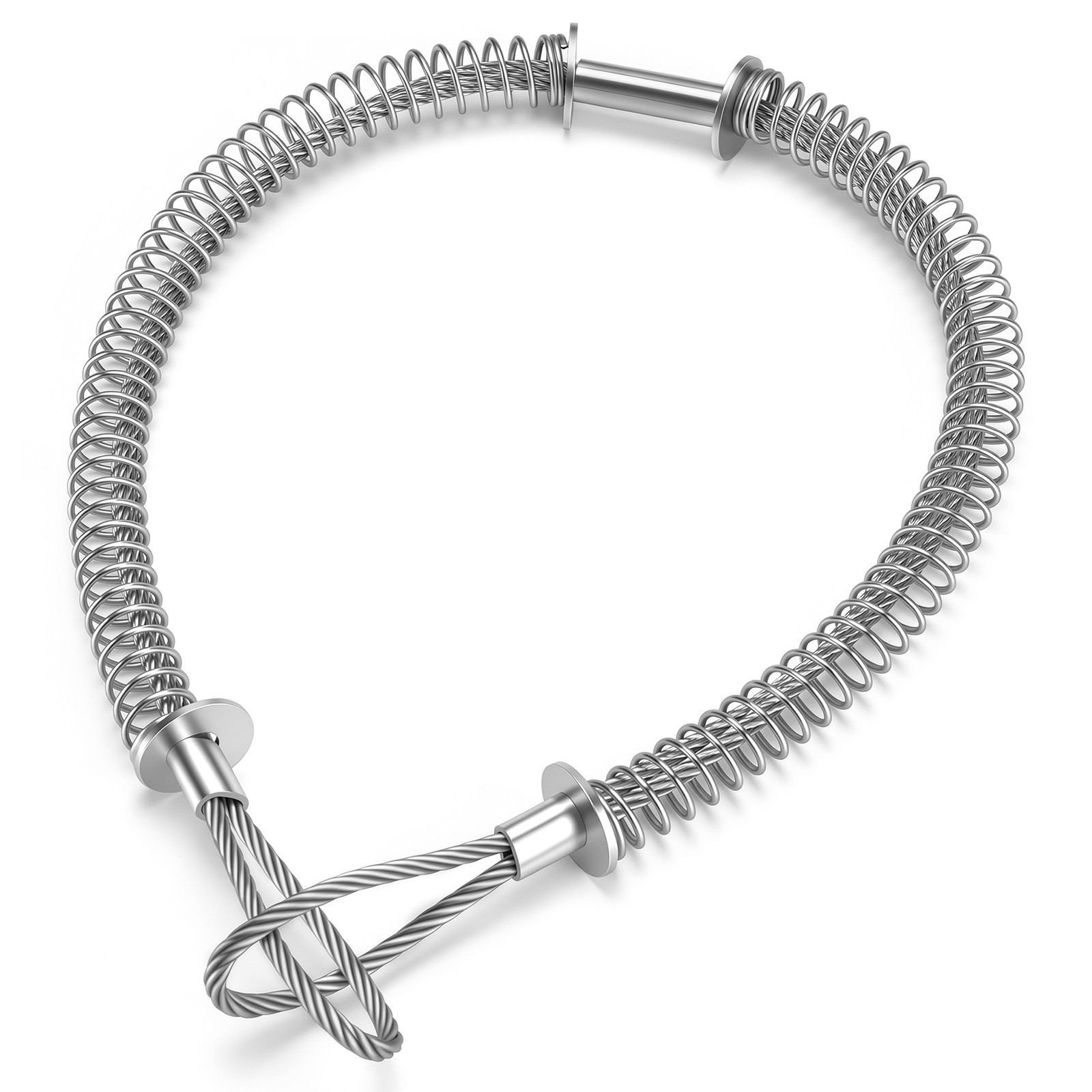 1/8″ x 20″ Hose Whip Safety Cable Heavy Duty Whip Check for Hydraulic Line Home