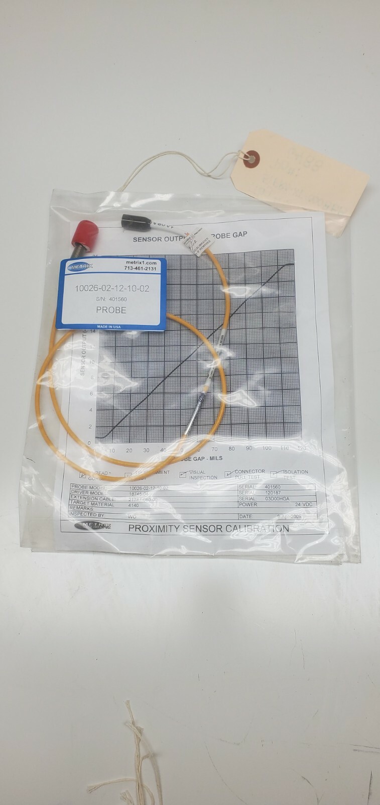 METRIX PROBE 10026-02-12-10-02 cross 21508-02-12-10-02, MX2030-05-002-012-10-05