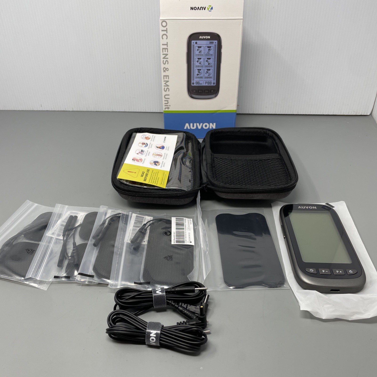 Auvon OTC TENS & EMS Unit TA3224 Handheld Physical Medicine & Rehabilitation