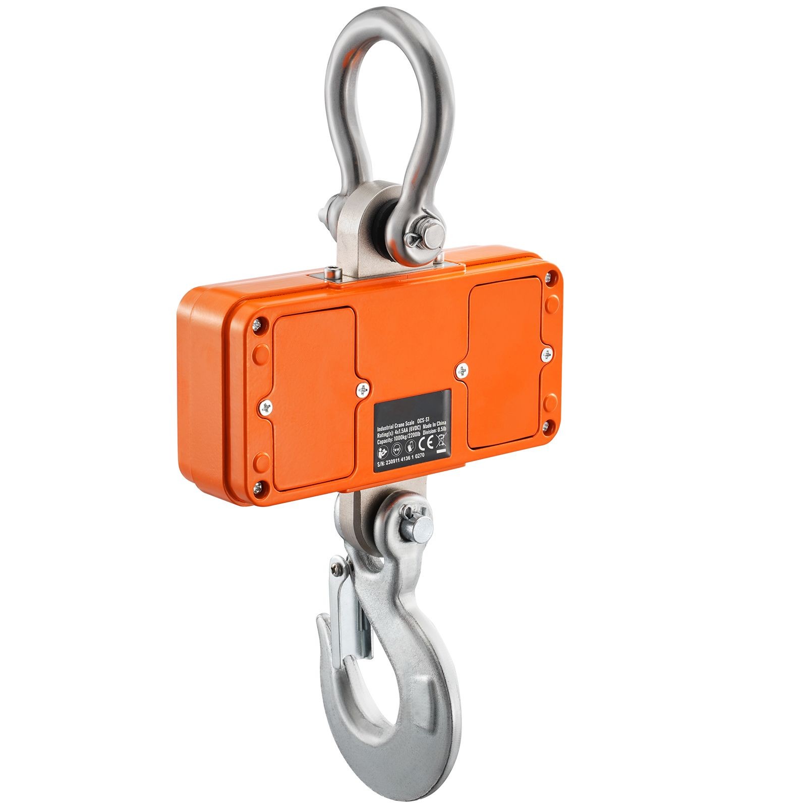 Digital Crane Scale, 2200 lbs/ 1000 kg, Industrial Heavy Duty Hanging Scale with