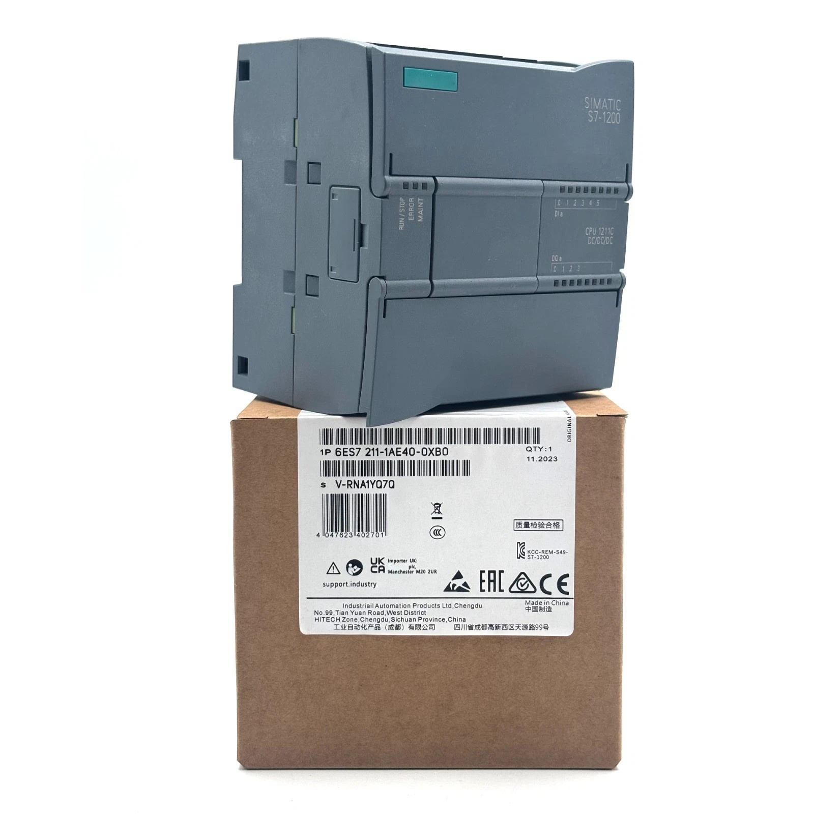NEW Siemens 6ES7211-1AE40-0XB0 6ES7 211-1AE40-0XB0 S7-1200 Module CPU 1211C