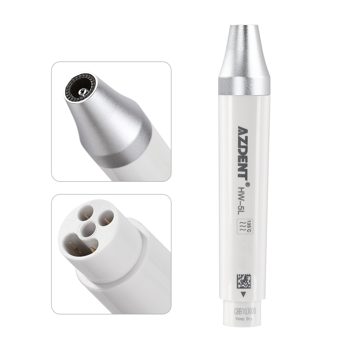 Dental Ultrasonic Scaler Handpiece/Tips/Wrench/fit EMS Woodpecker/DTE/SATELEC