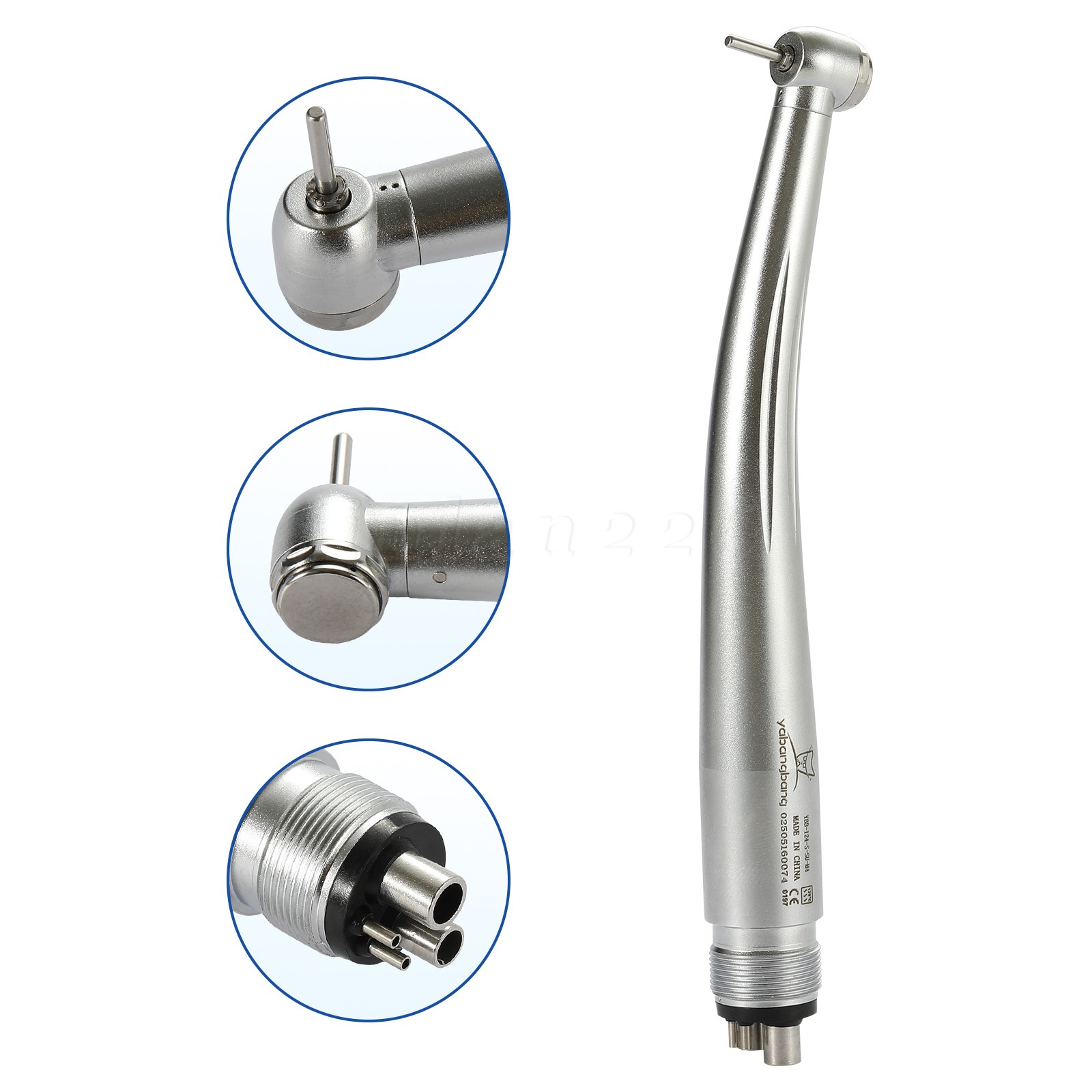 Yabangbang Dental Handpiece Small High Speed Turbine 4Hole NSK Style Mini Head