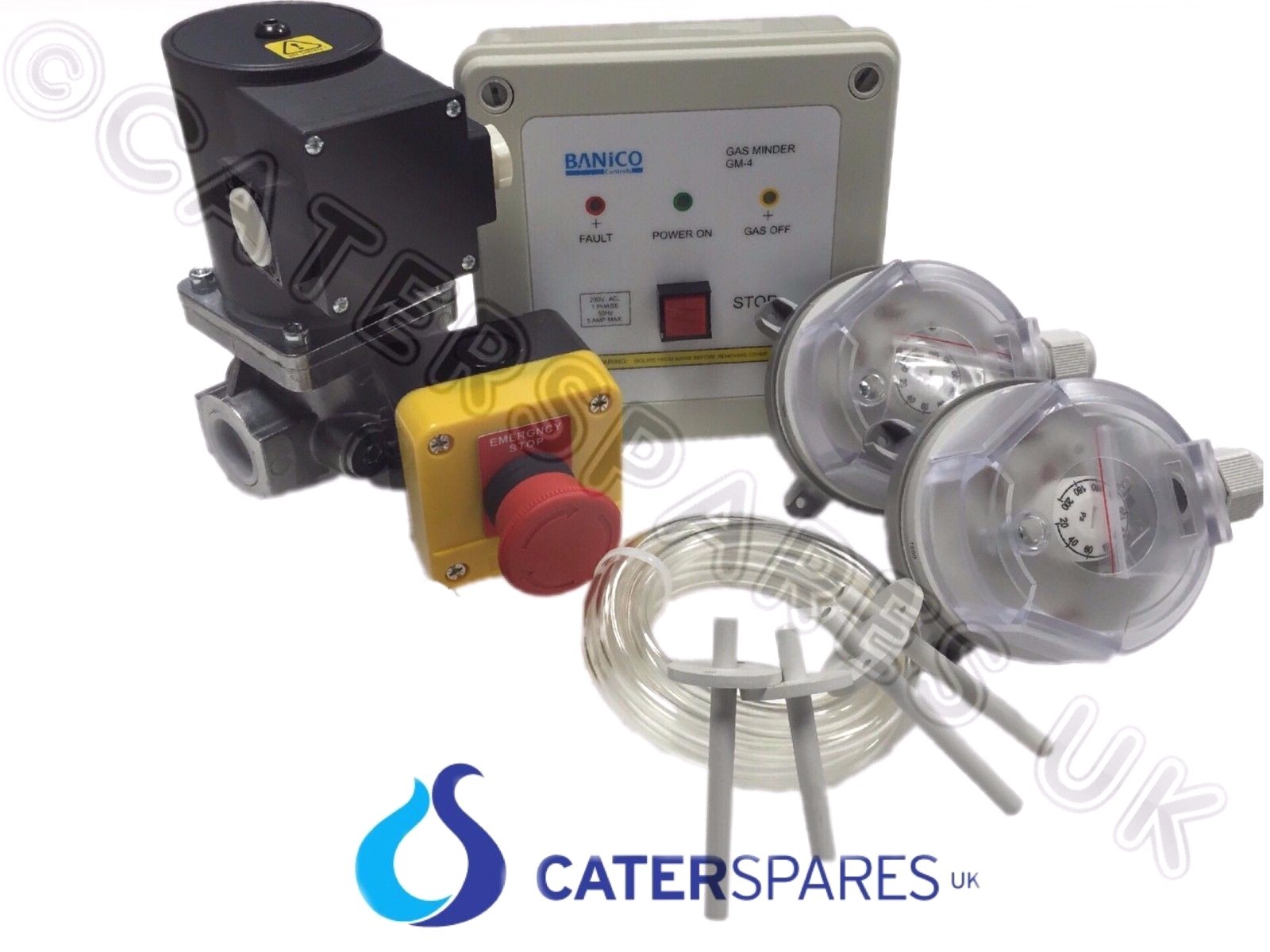 GAS INTERLOCK MINDER SYSTEM FOR COMMERCIAL KITCHENS SOLENOID VALVE 1/2″ (15mm)