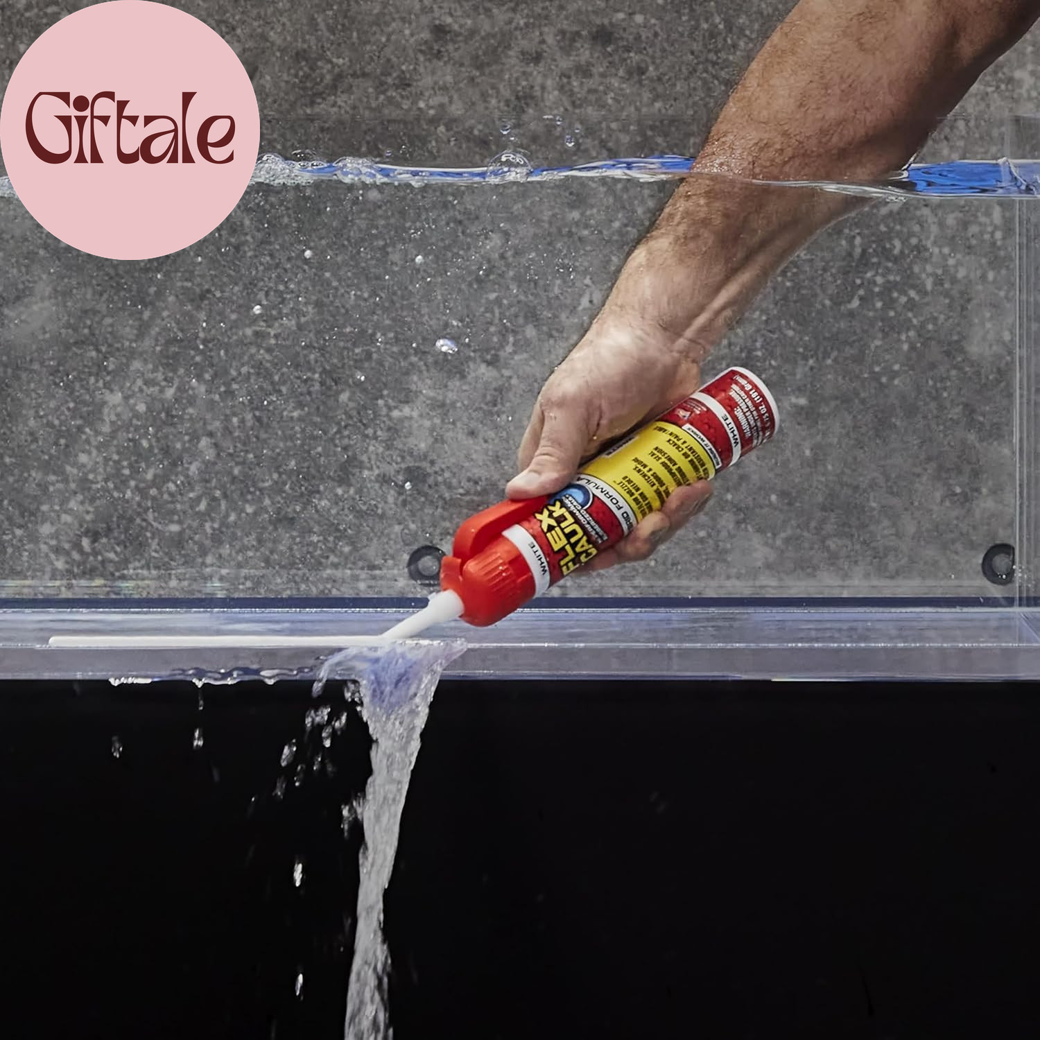 Flex Caulk, Waterproof & Weatherproof Hybrid Polymer Sealant, Strong, Paintable,