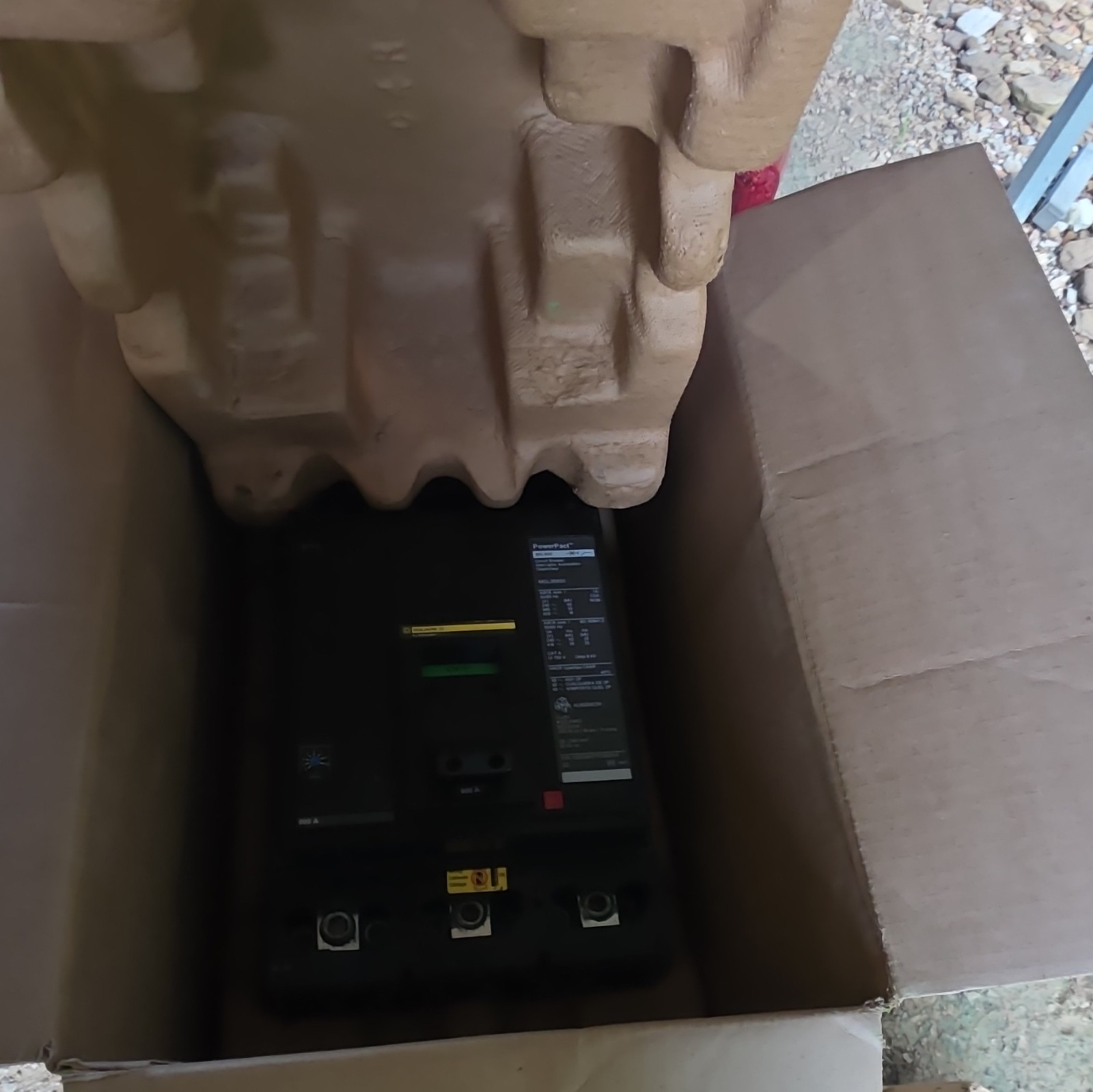 800A Square D PowerPact MG 800 MGL36800 800A 3-Pole 600V AC Trip Ind