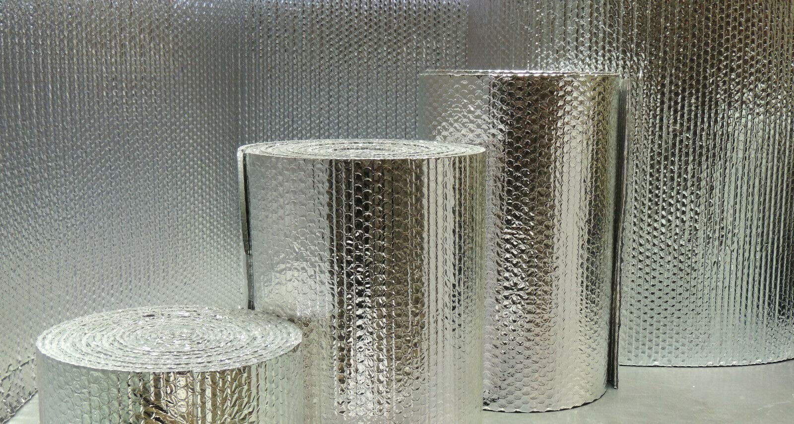 US Energy Products Reflective Foil Insulation Spiral Duct Pipe Wrap Double…