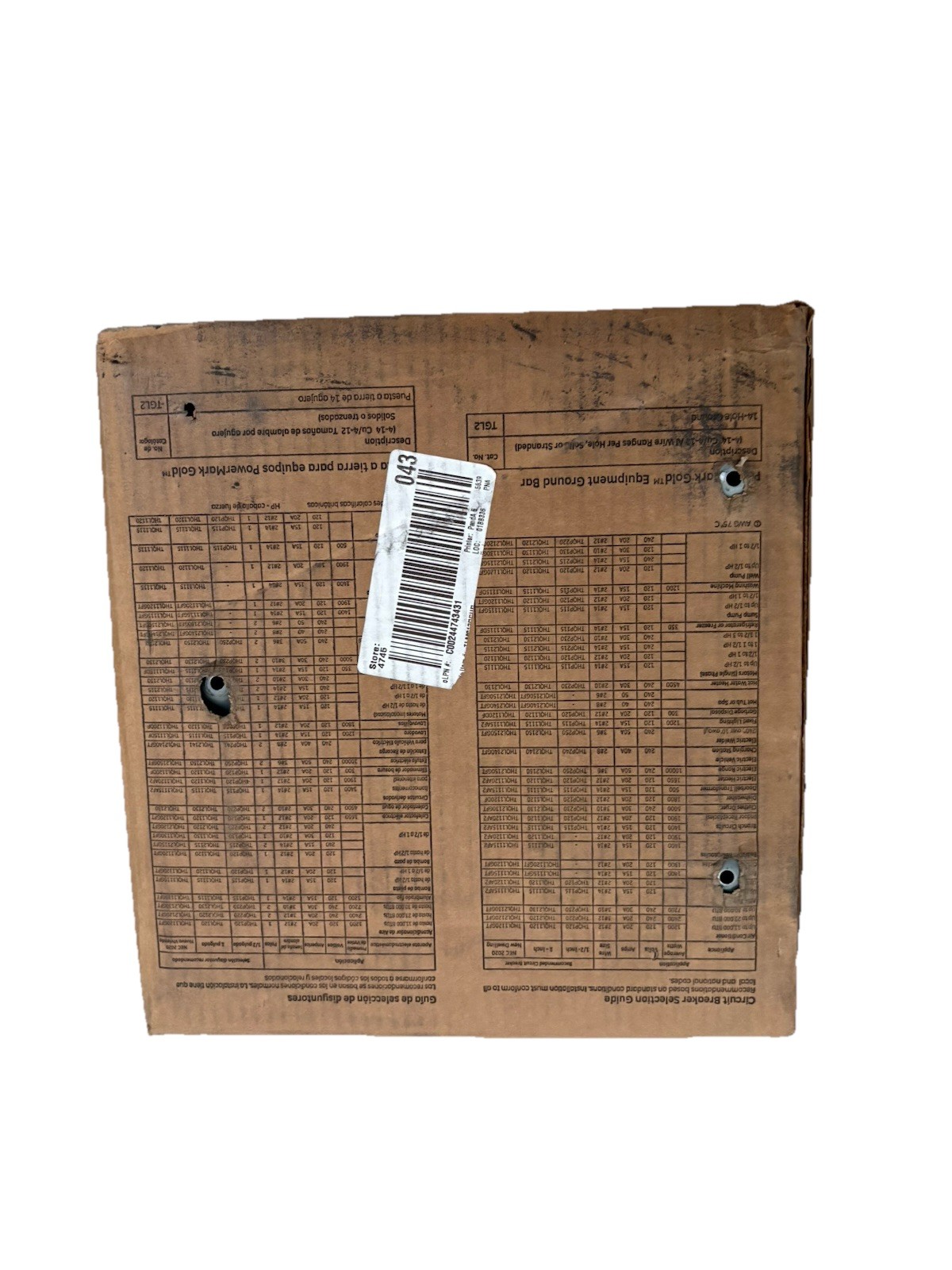 GE TLM812RCUP PowerMark Gold 16-Circuit Outdoor Convertible Main Lug Load Center
