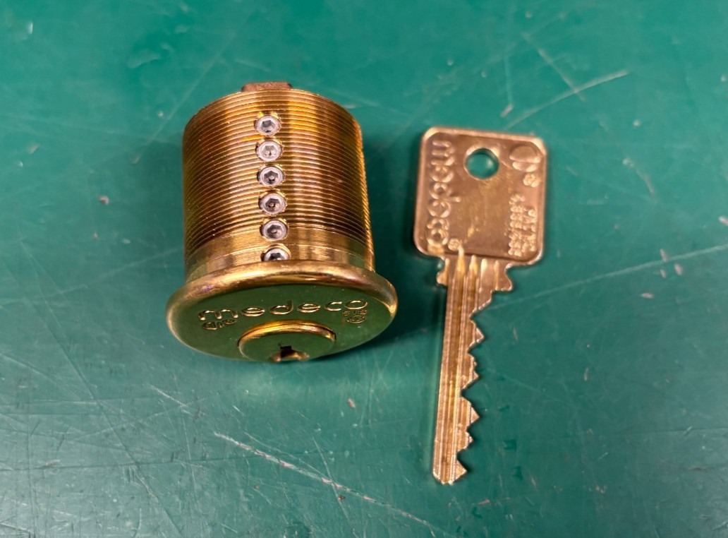 Medeco Biaxial High Security Mortise Lock Cylinder – G3 Keyway