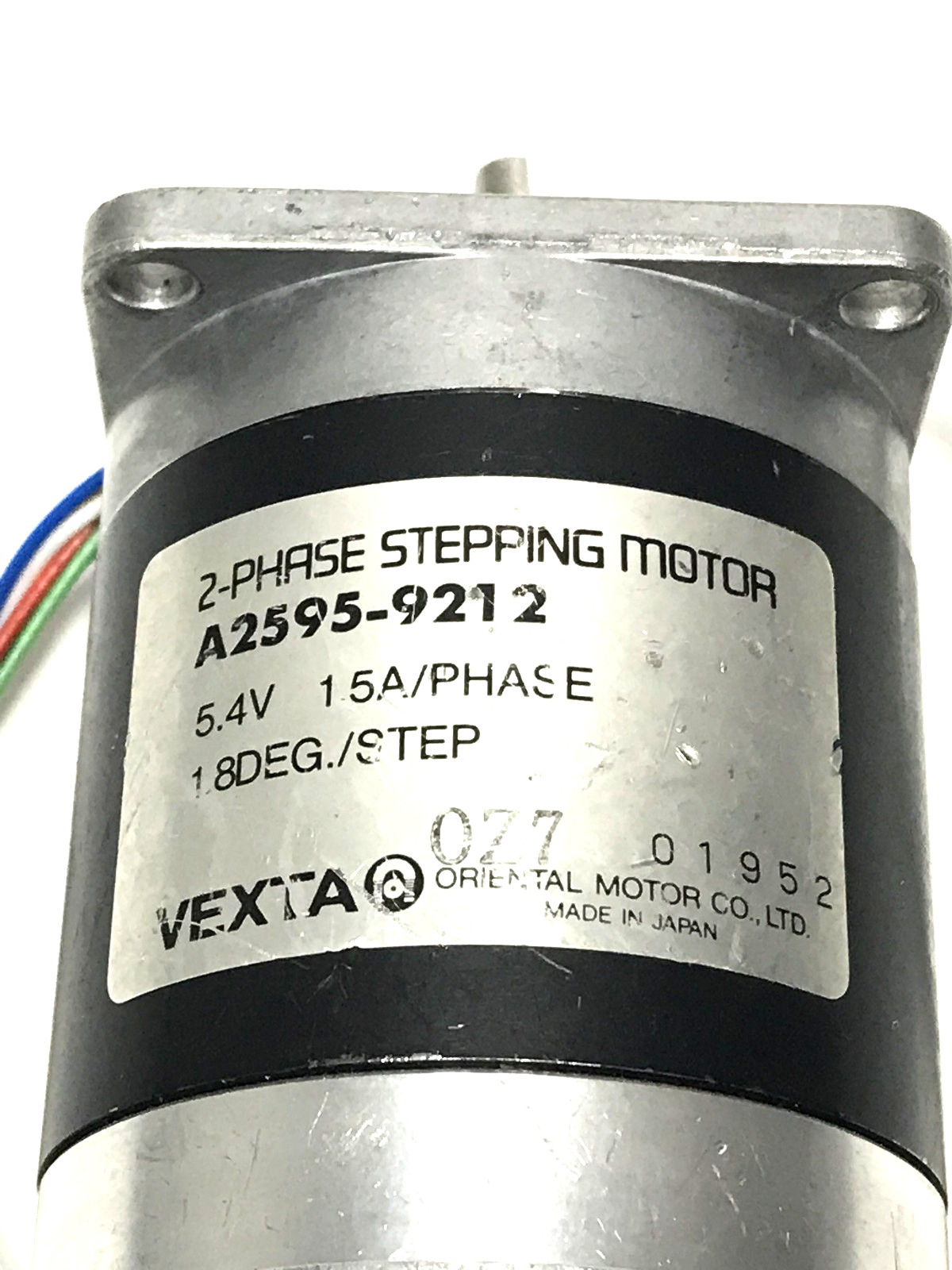 Vexta Oriental Co. Motor A2595-9212 2-Phase Stepping Motor 5.4V