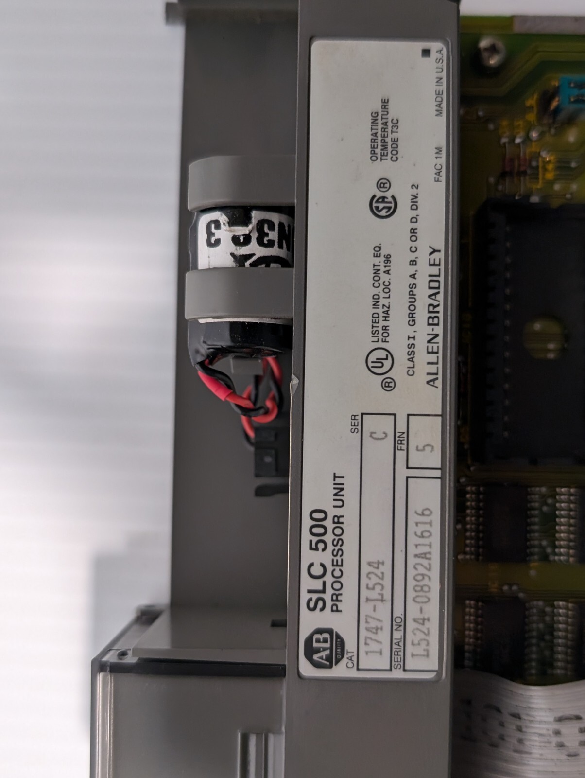 Allen Bradley 1747-L524 CPU Processor Unit Module, SLC 500