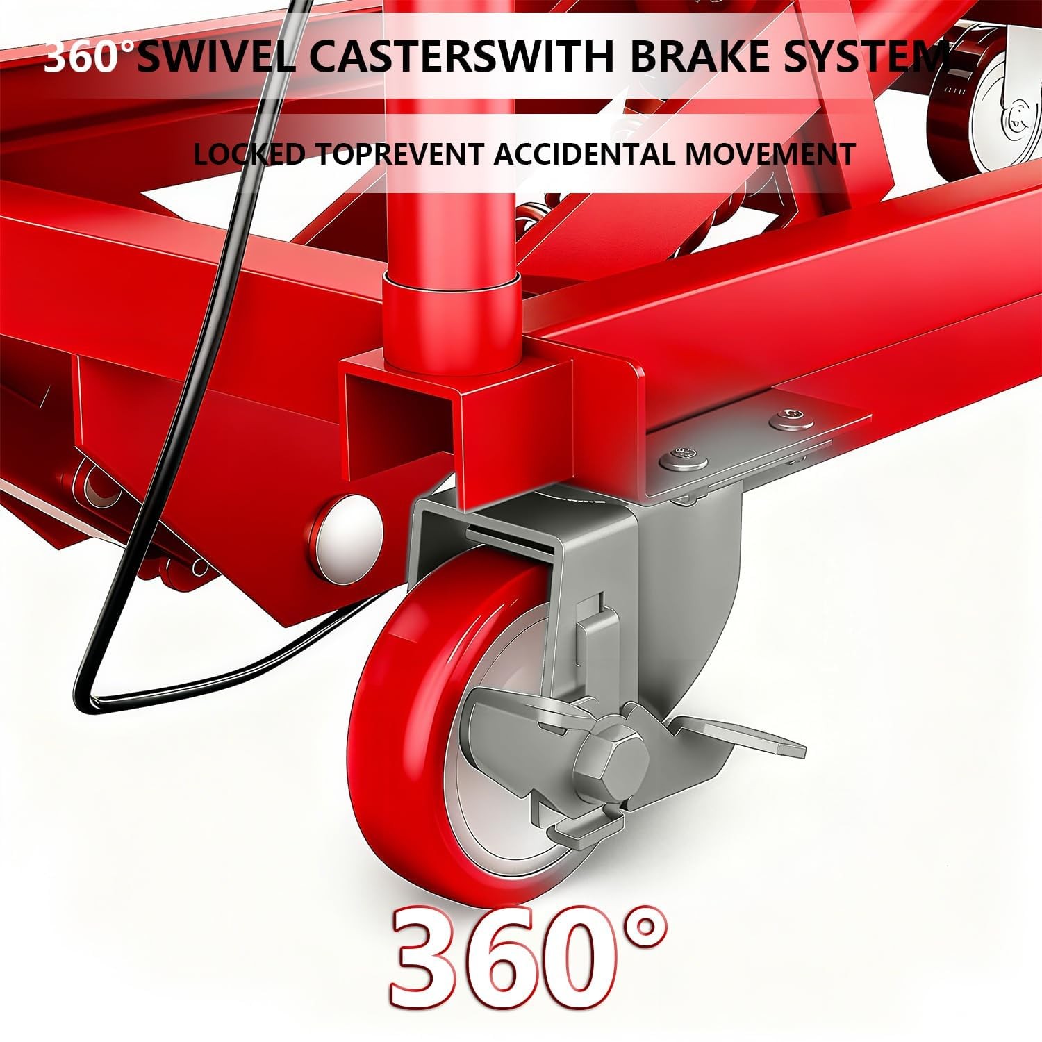 330 500 1100Lbs Hydraulic Lift Table Cart 28.5″ or 32″ Lifting Single Scissor