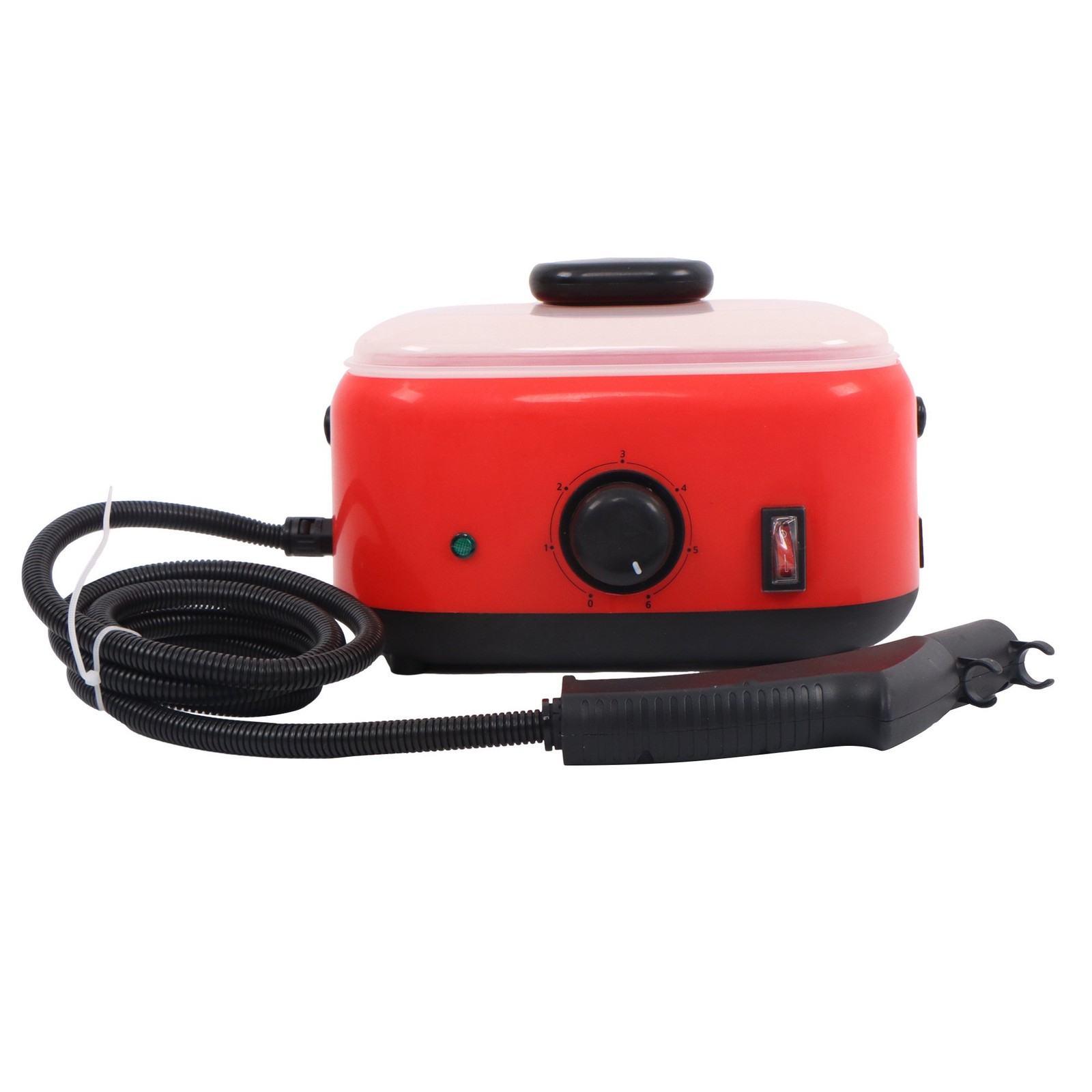 2500W Steam Cleaner 1500ml Red Portable-Car Engine Degreasing&Tile Grout 110V