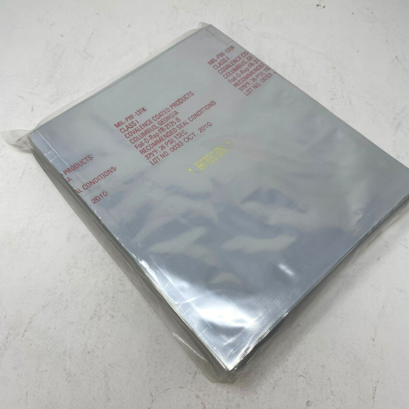 MIL-DTL-117, Type I, Class E, Style 1 Bags, 9″ X 11″ – 100 pk