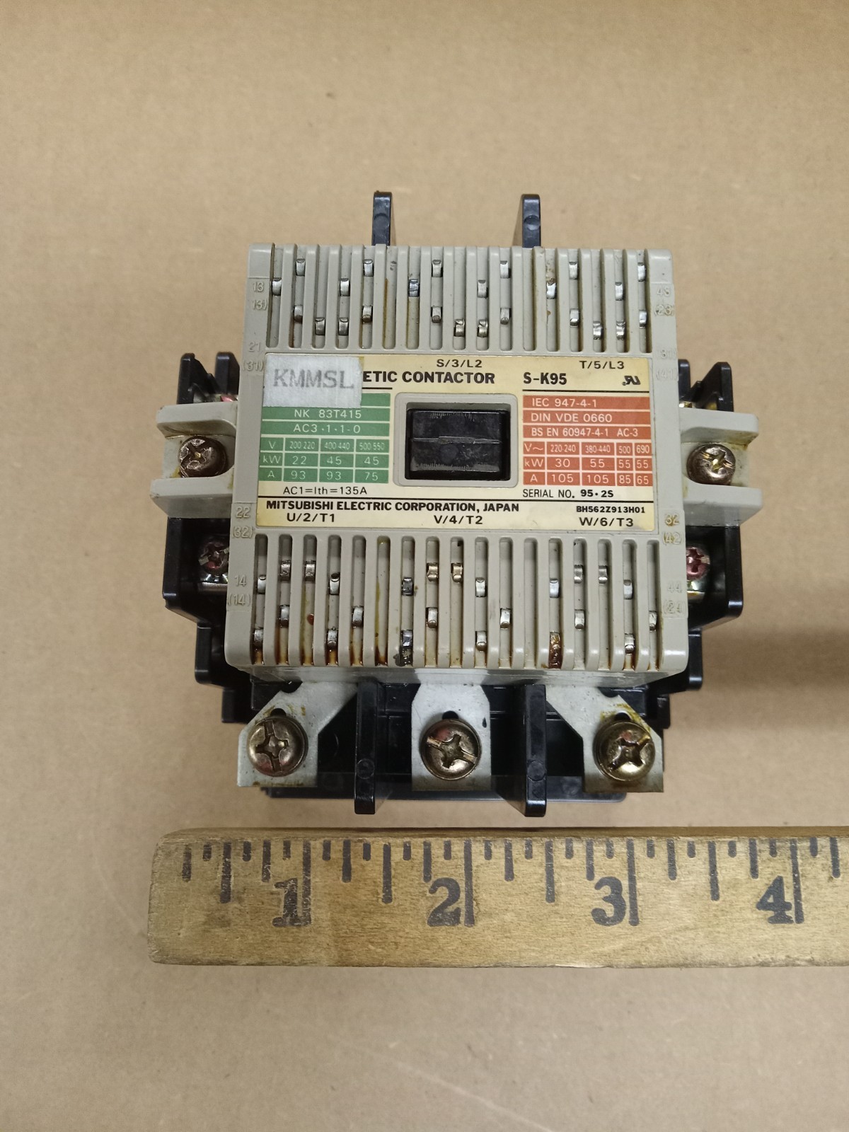 Mitsubishi S-K95 Magnetic Contactor