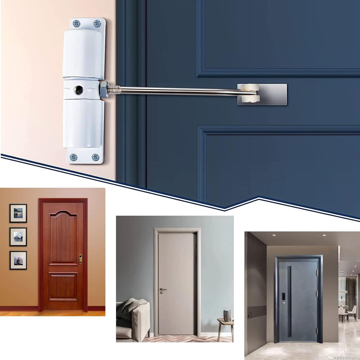 Automatic Door Closer, 30 Kg Zinc Alloy Safety Spring Door Closer